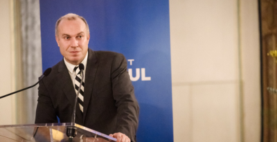 François Gemenne lors du dîner Ville de Demain - Institut Choiseul