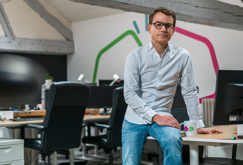 Photo d'Edouard Dumortier, cofondateur d’AlloVoisins