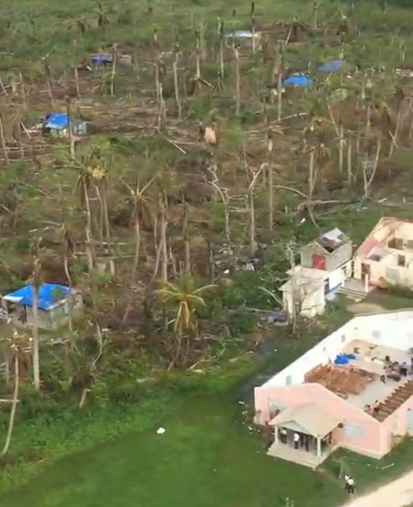 Région de Jérémie après le passage de l’ouragan Matthew