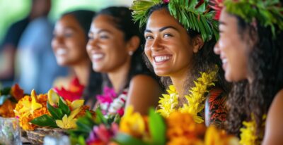 Green corporate activities, reducing waste and promoting the circular economy in planning Pacific Islander activities.